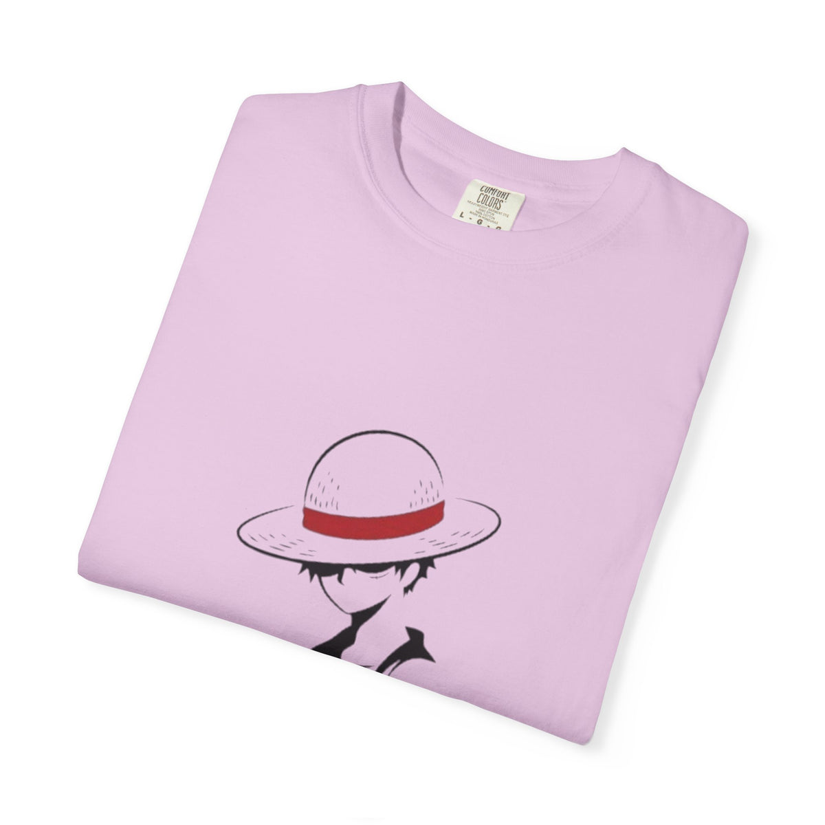 Minimal Straw Hat Silhouette T-Shirt