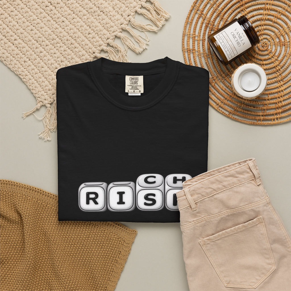 T-Shirt — 'RISK' Dice Block Graphic Tee