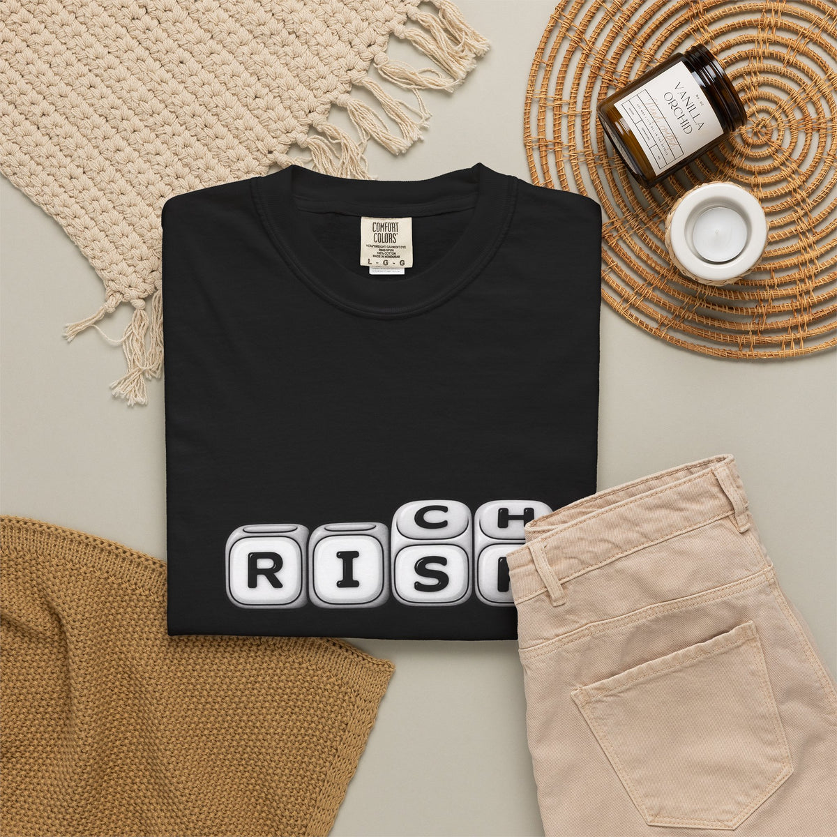 T-Shirt — 'RISK' Dice Block Graphic Tee