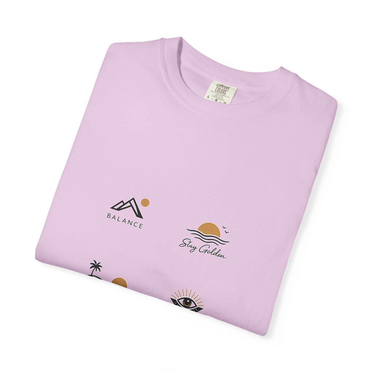Paradise Club Tee — Minimal Sunset Palm Graphic T-Shirt