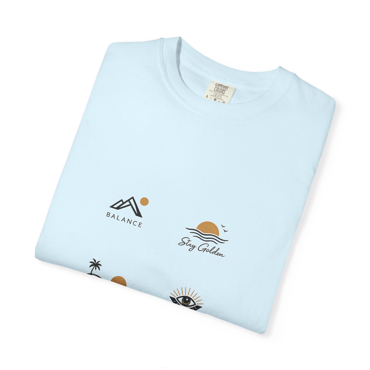 Paradise Club Tee — Minimal Sunset Palm Graphic T-Shirt