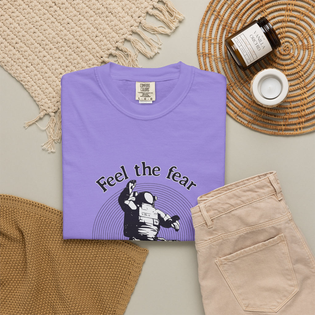 Astronaut 'Feel the Fear and Do It Anyway' Graphic T‑Shirt