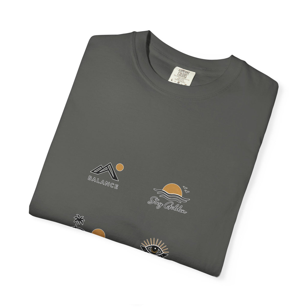 Paradise Club Tee — Minimal Sunset Palm Graphic T-Shirt