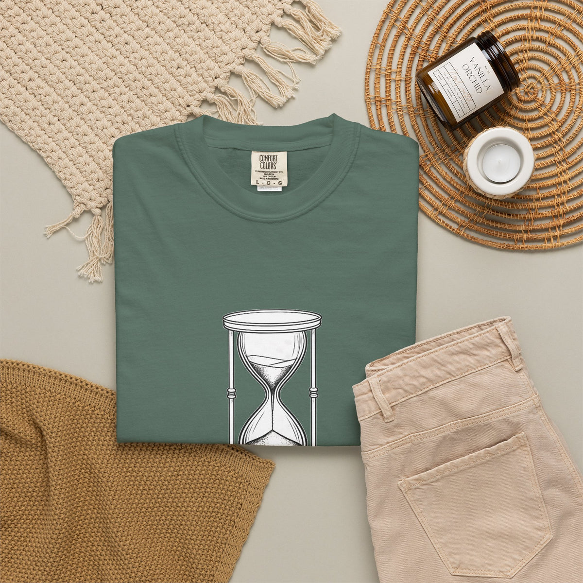 Trust the Process T-Shirt — Hourglass Graphic Inspirational Tee