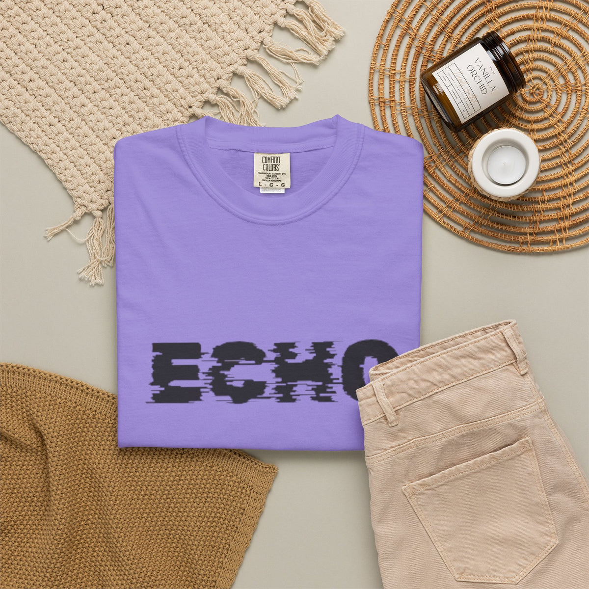 Echo Distorted Logo T-Shirt