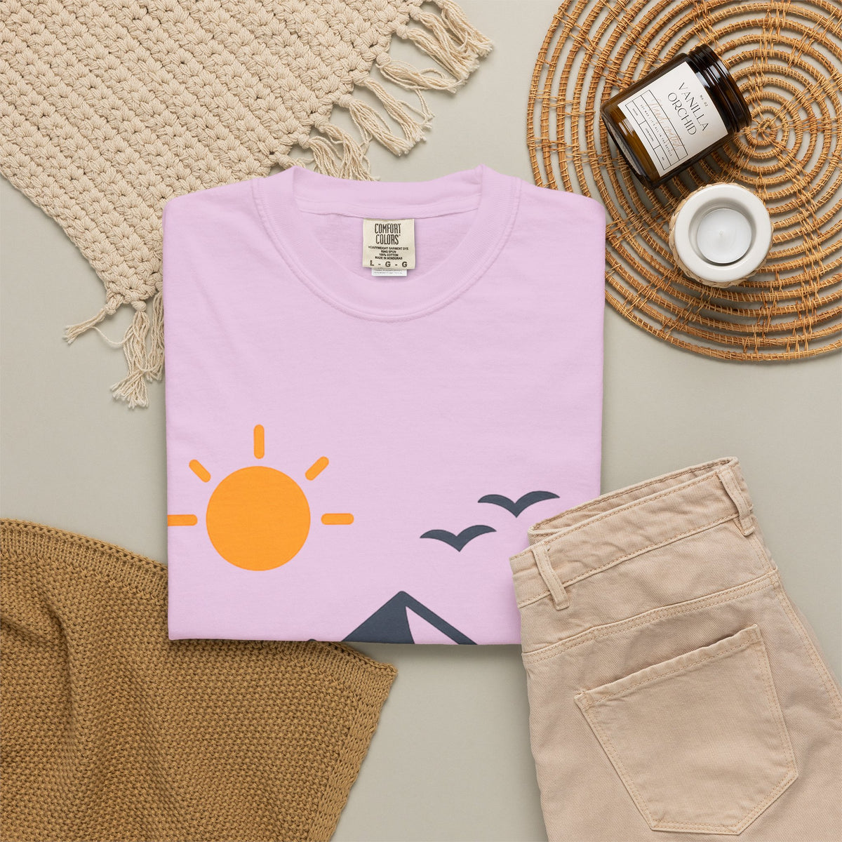 Mountain Sunrise T-Shirt — Scenic Outdoor Graphic Tee