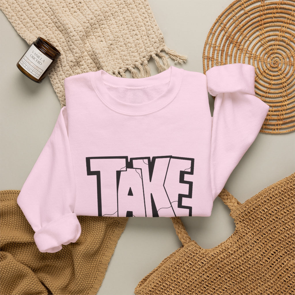 Take Over Crewneck Sweatshirt — Bold Streetwear Graphic Pullover