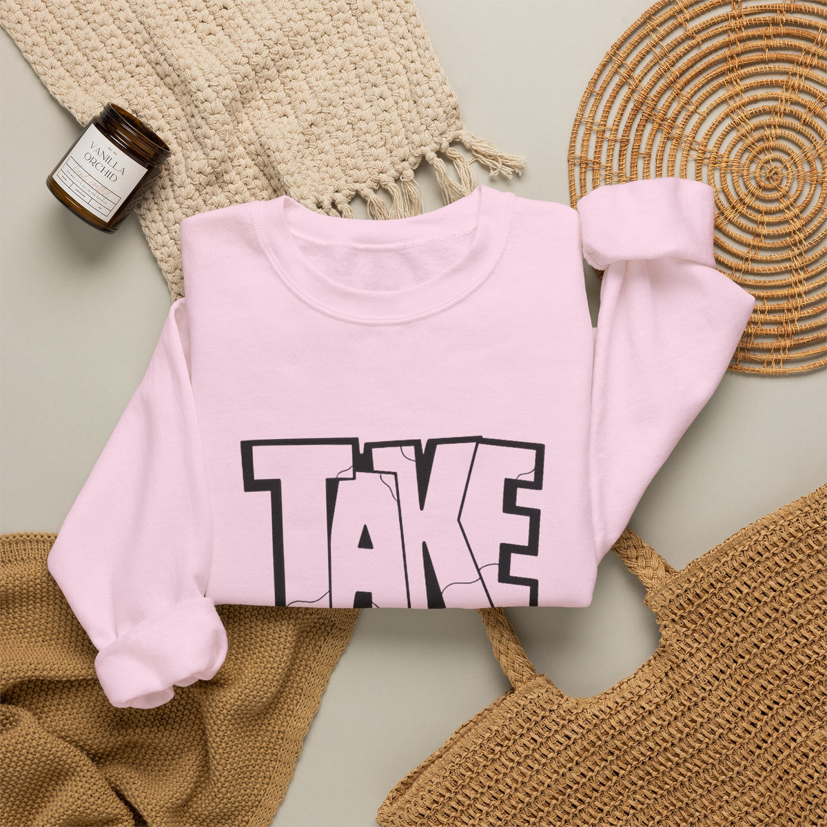 Take Over Crewneck Sweatshirt — Bold Streetwear Graphic Pullover