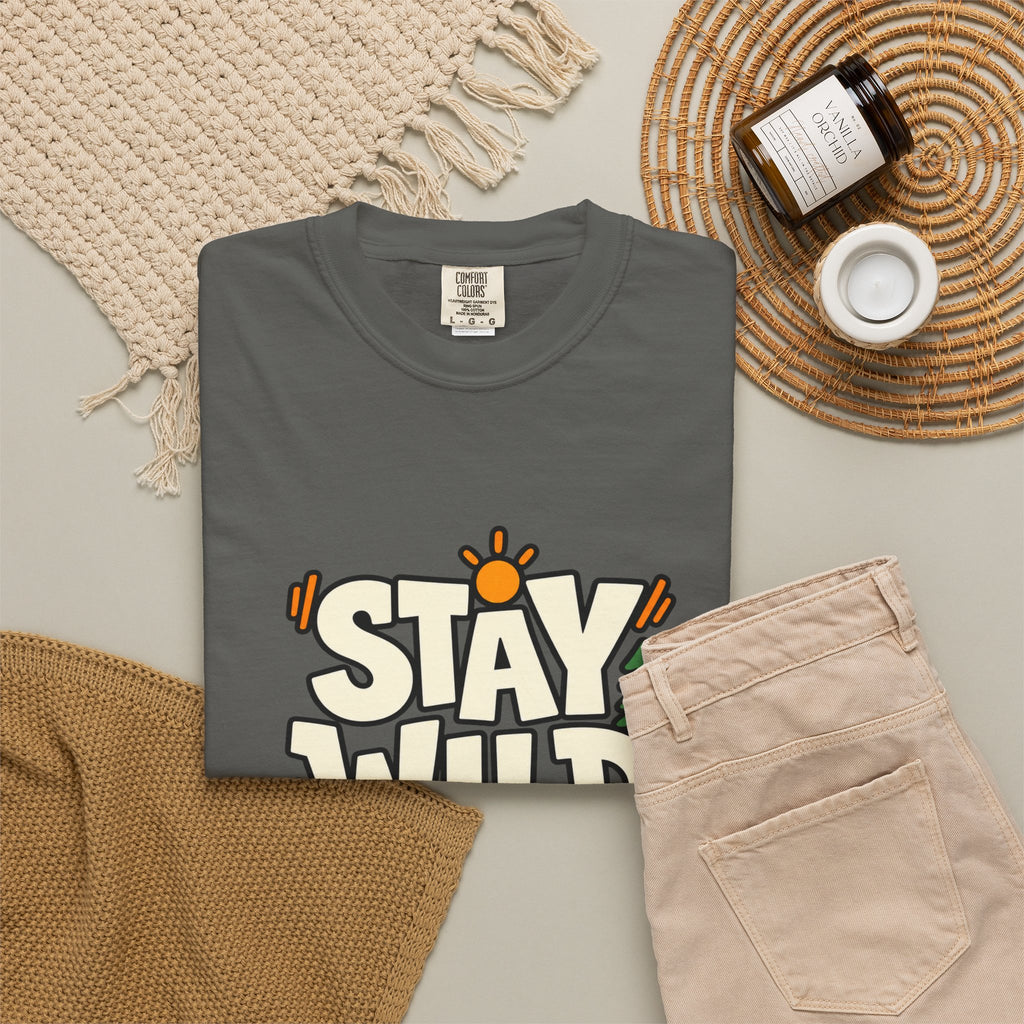 Stay Wild Every Day T-Shirt — Outdoor Adventure Graphic Tee