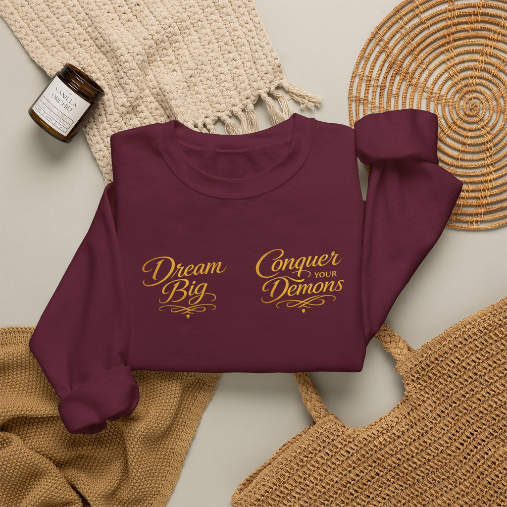 Embrace the Pain Crewneck Sweatshirt — Motivational Graphic Pullover
