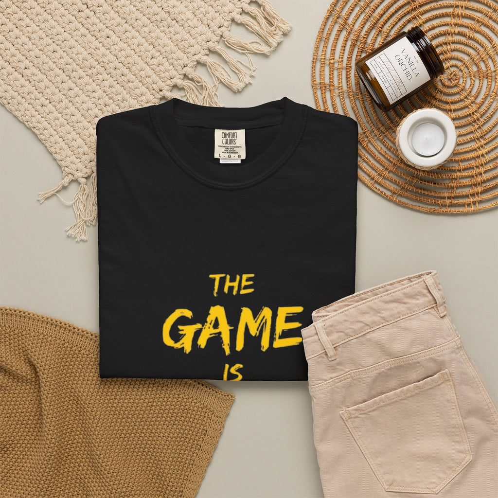 T-Shirt — “The Game Is Not Over” Motivational Graphic Tee