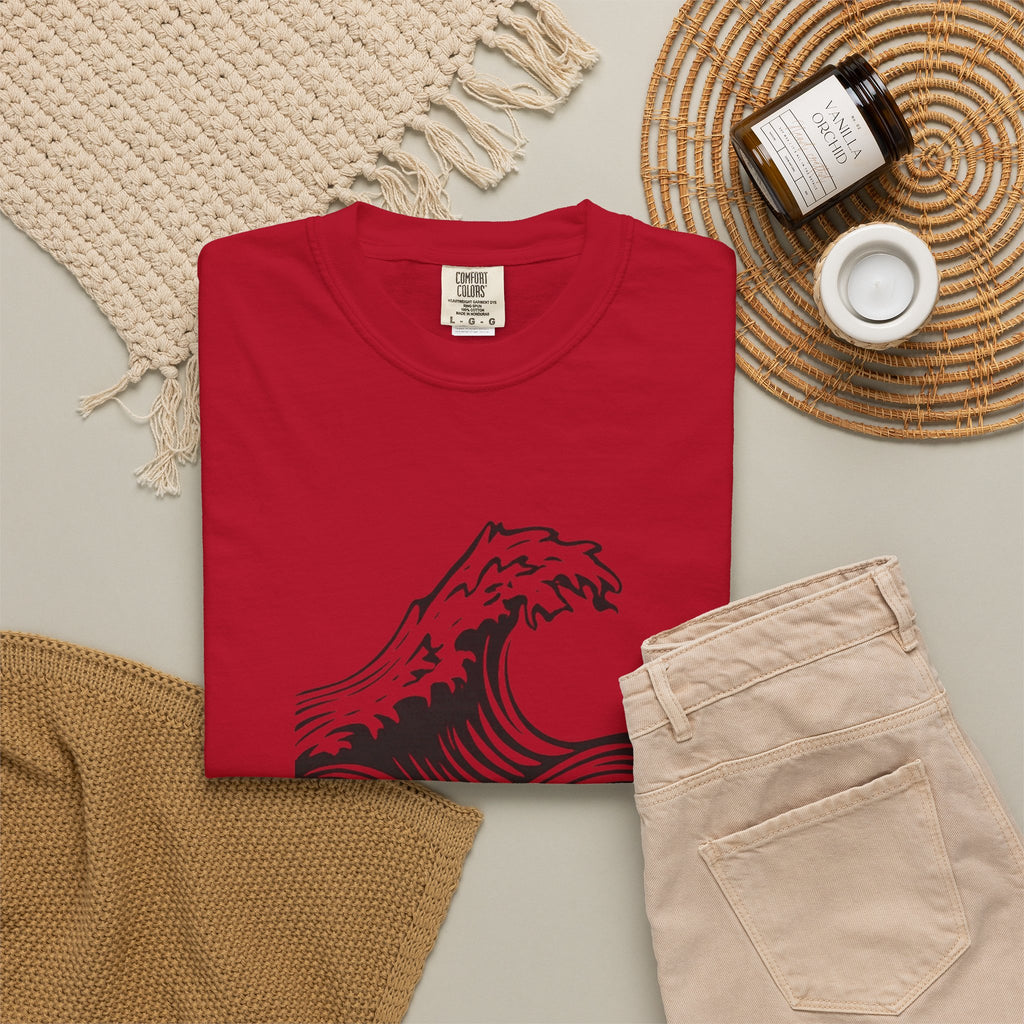 Rise Up Wave T-Shirt — Graphic Ocean Wave Tee
