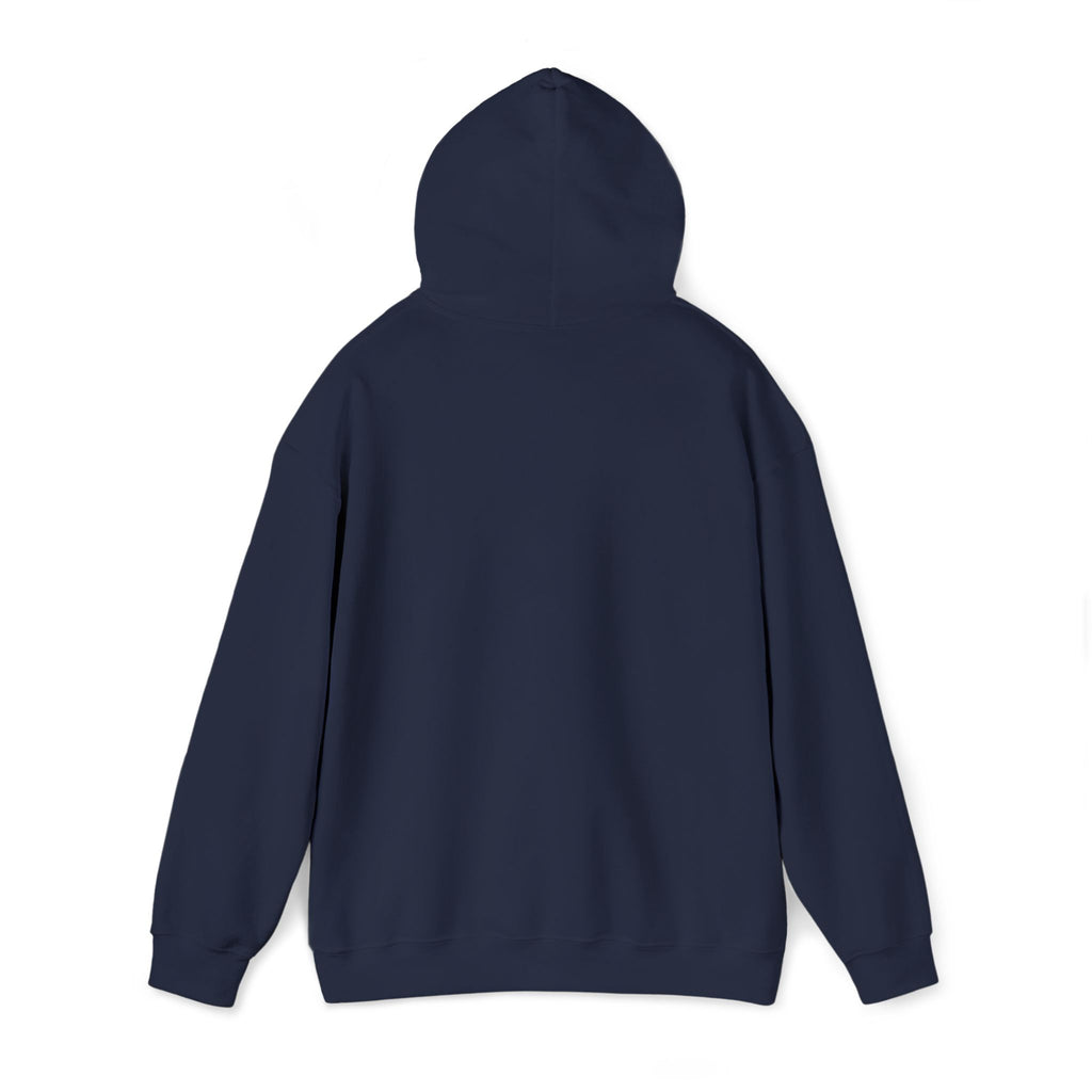 Risk/Reward Graphic Hoodie — “RISK | RICH” Distressed Text Sweatshirt