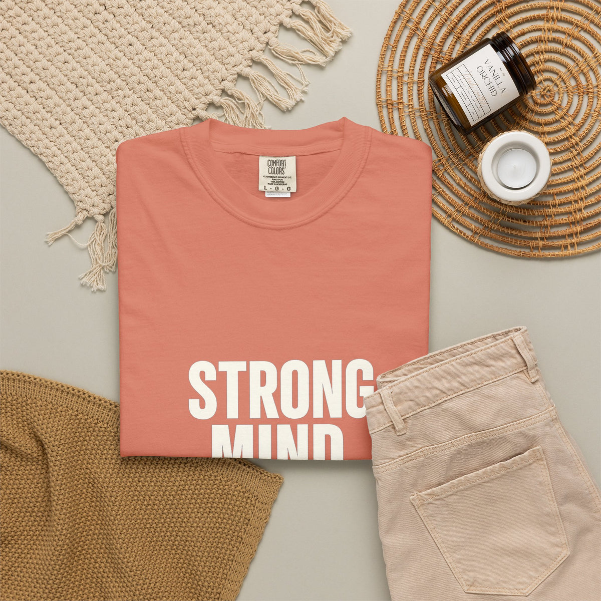 Strong Mind Strong Life Tee — Motivational Graphic T-Shirt