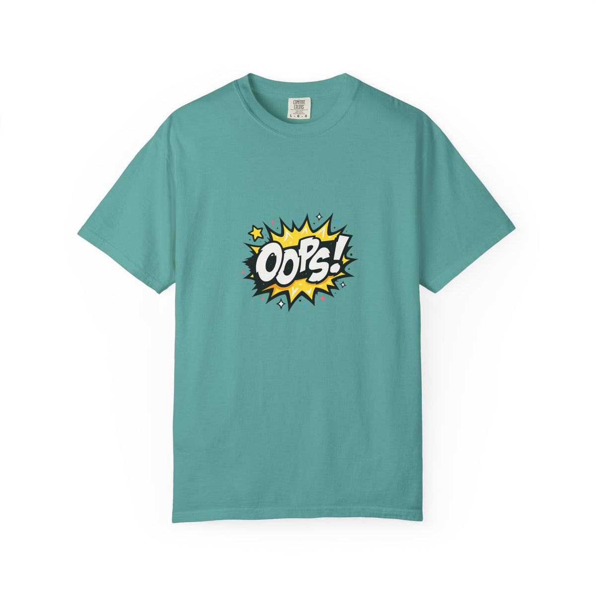 Oops! Comic Graphic T-Shirt — Retro Pop Art Tee