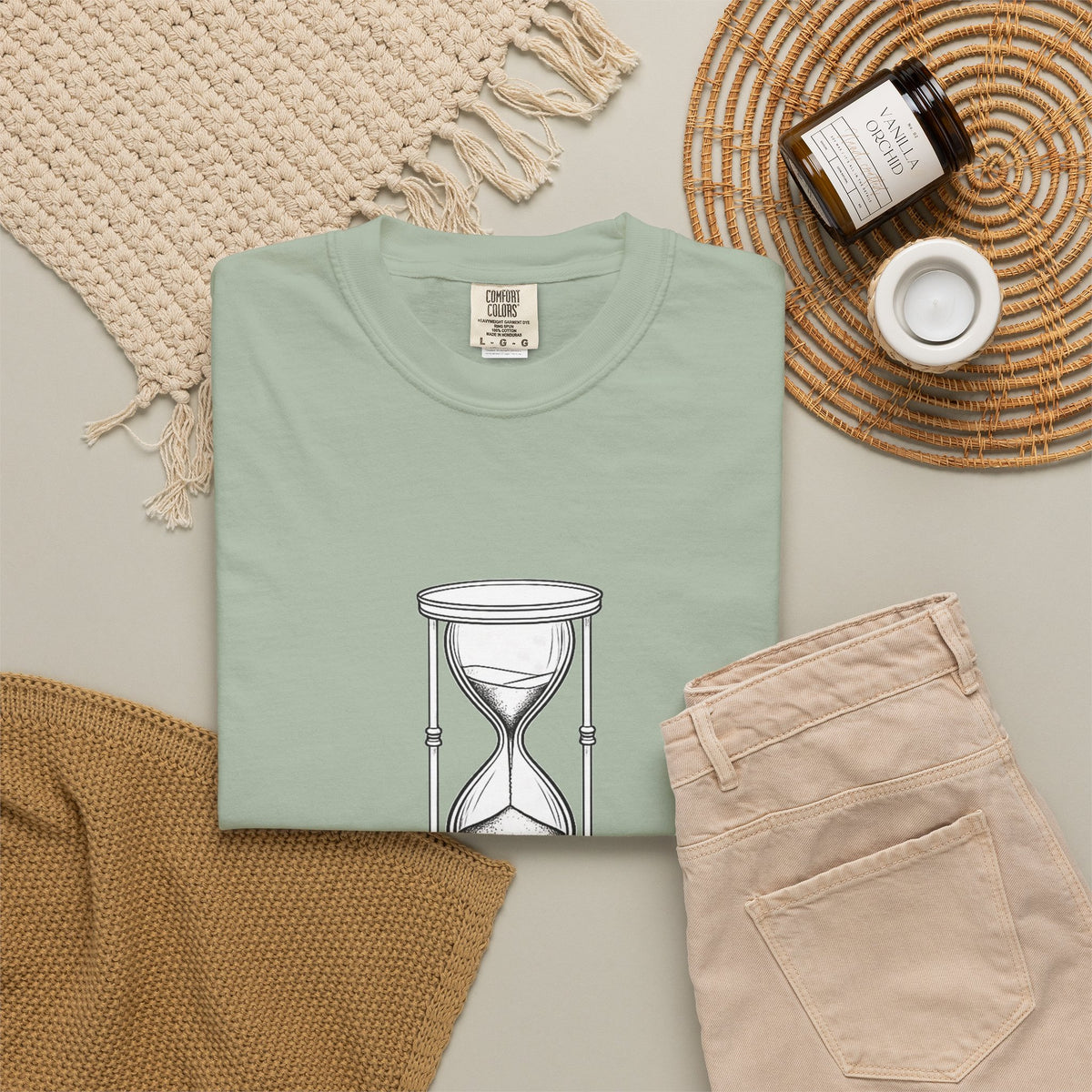 Trust the Process T-Shirt — Hourglass Graphic Inspirational Tee