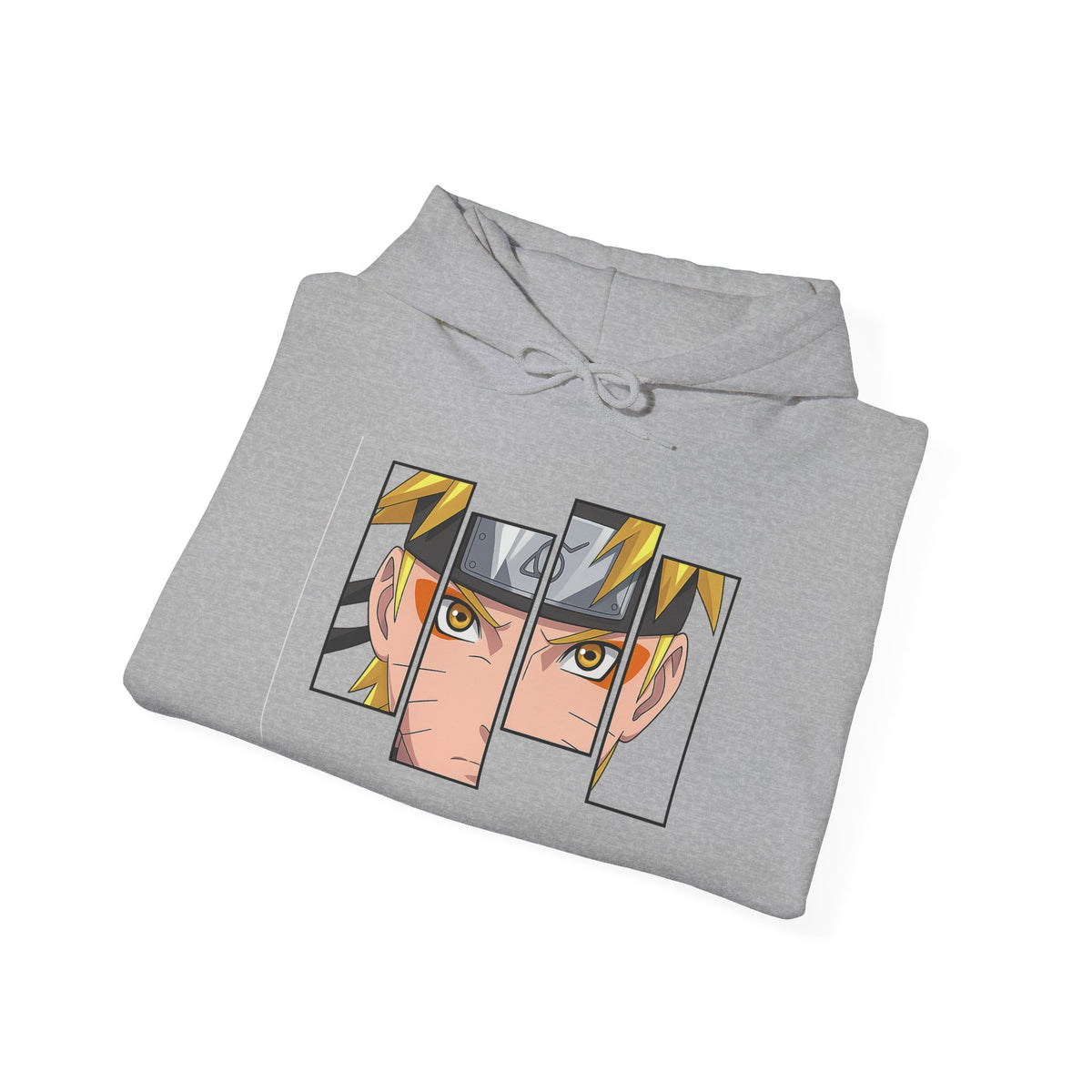Anime Eyes Split-Panel Hoodie