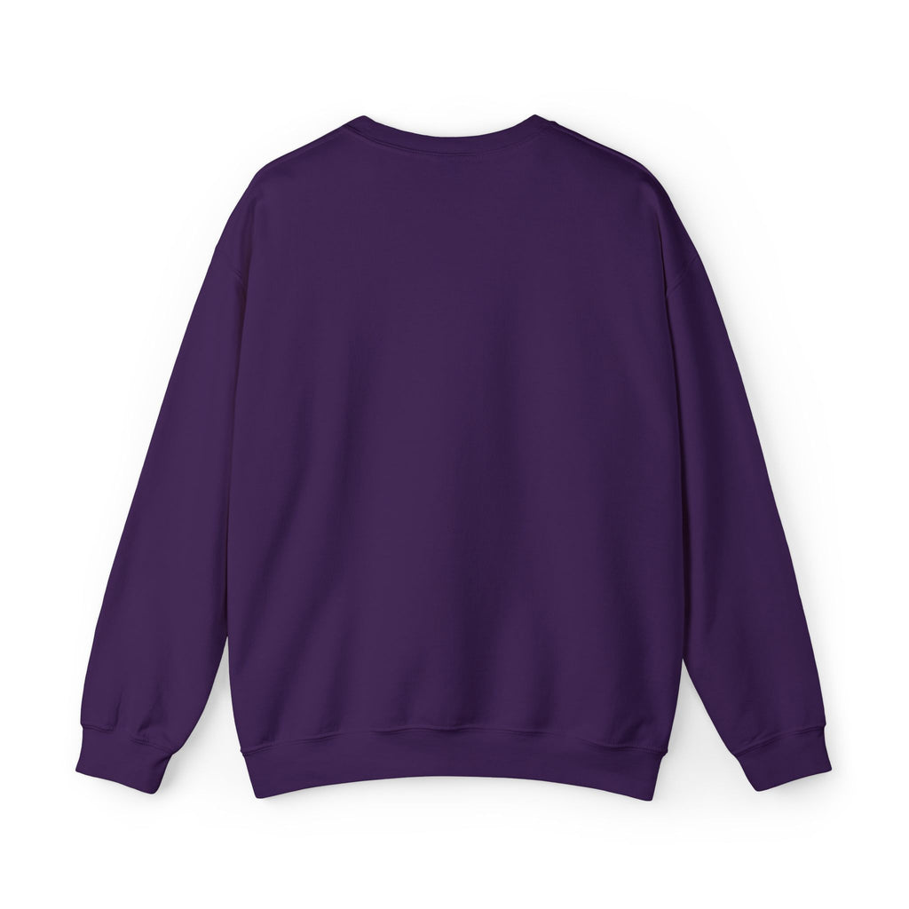 Live In The Moment Crewneck Sweatshirt — Minimal Clock Graphic Embroidered