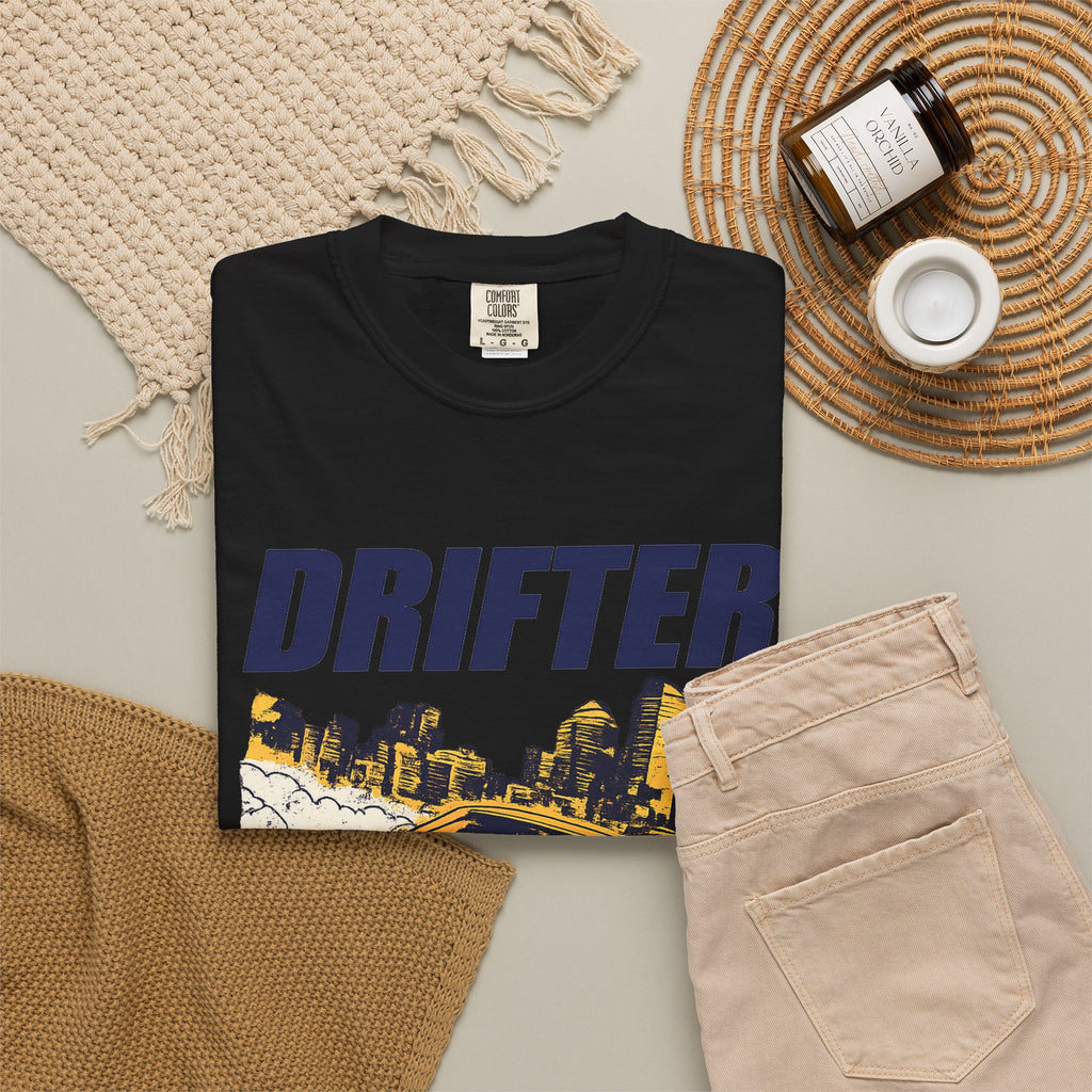 Drifter Street Racing T-Shirt — Retro Drift Car Graphic Tee