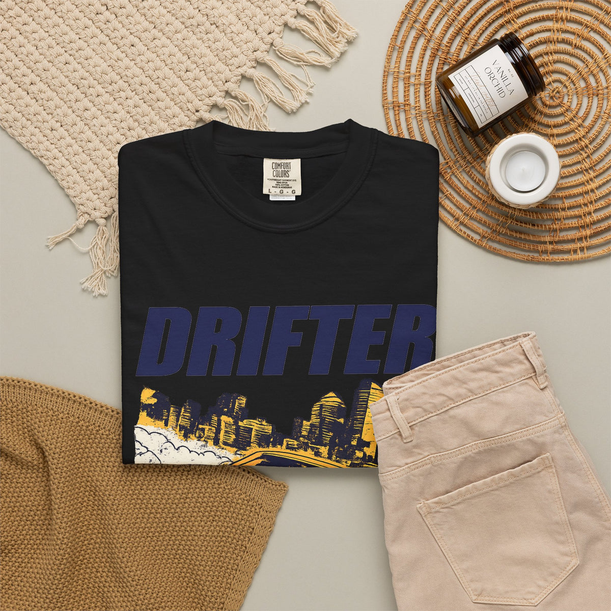 Drifter Street Racing T-Shirt — Retro Drift Car Graphic Tee