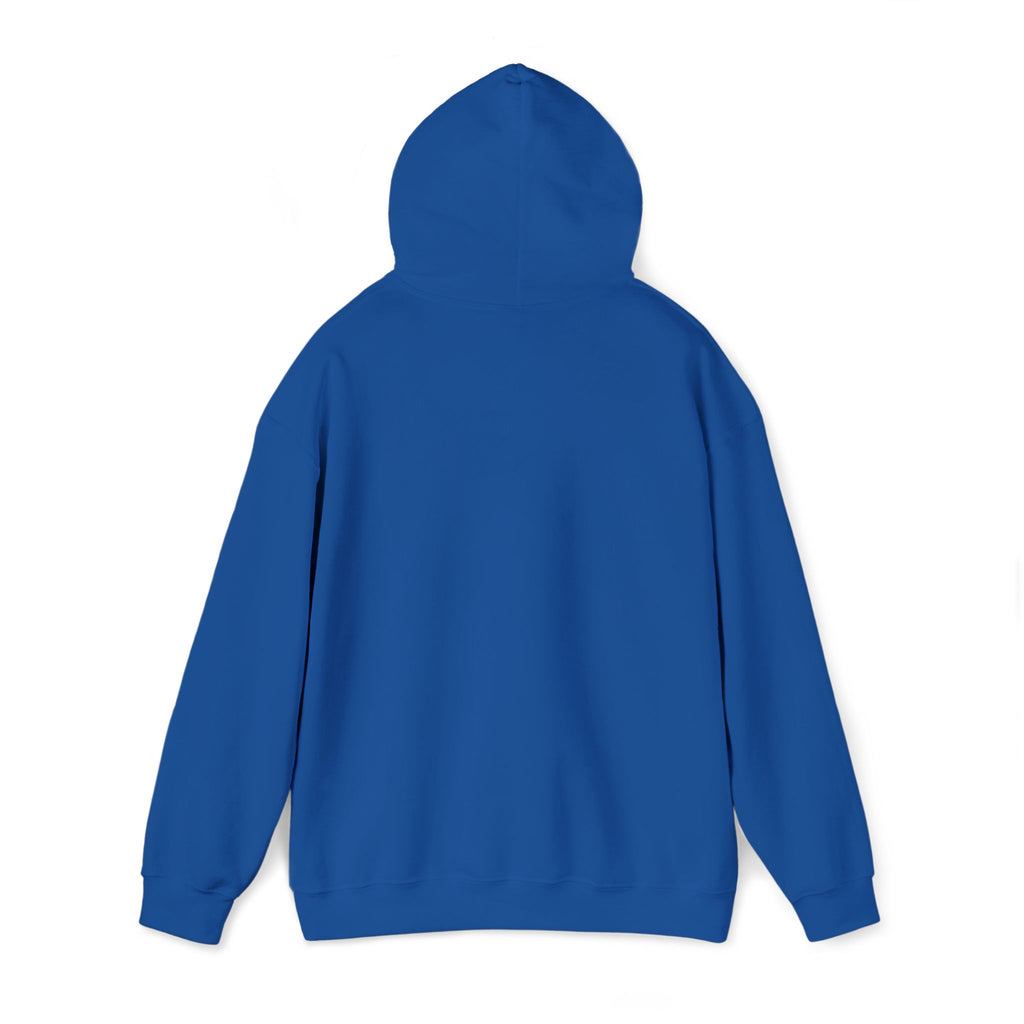 Risk/Reward Graphic Hoodie — “RISK | RICH” Distressed Text Sweatshirt
