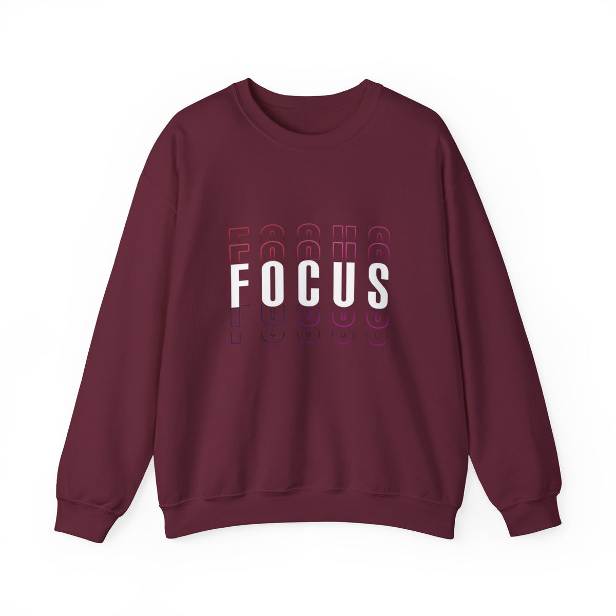 Focus Crewneck Sweatshirt — Motivational Casual Pullover