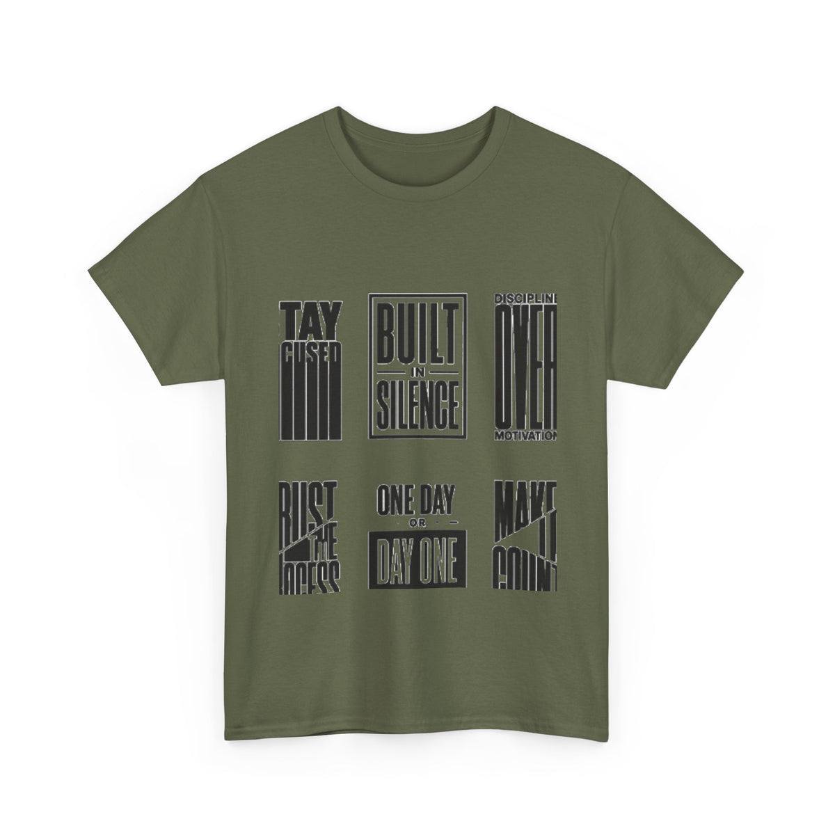 Stay Focused Tee — Motivational Graphic T‑Shirt