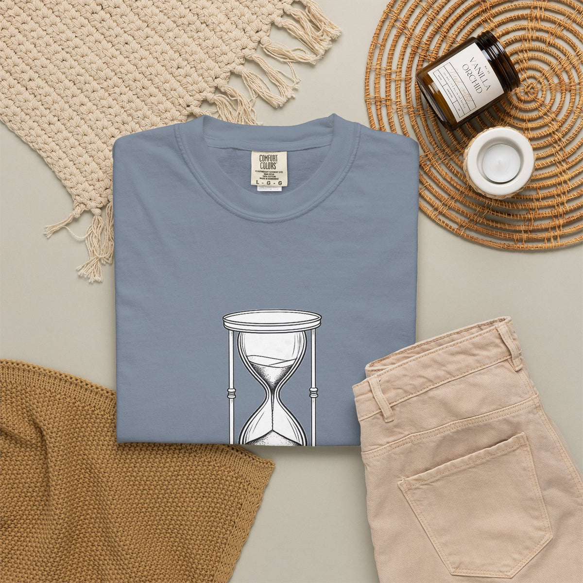 Trust the Process T-Shirt — Hourglass Graphic Inspirational Tee