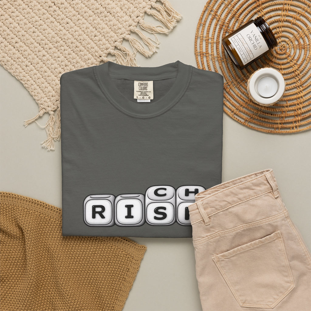 T-Shirt — 'RISK' Dice Block Graphic Tee
