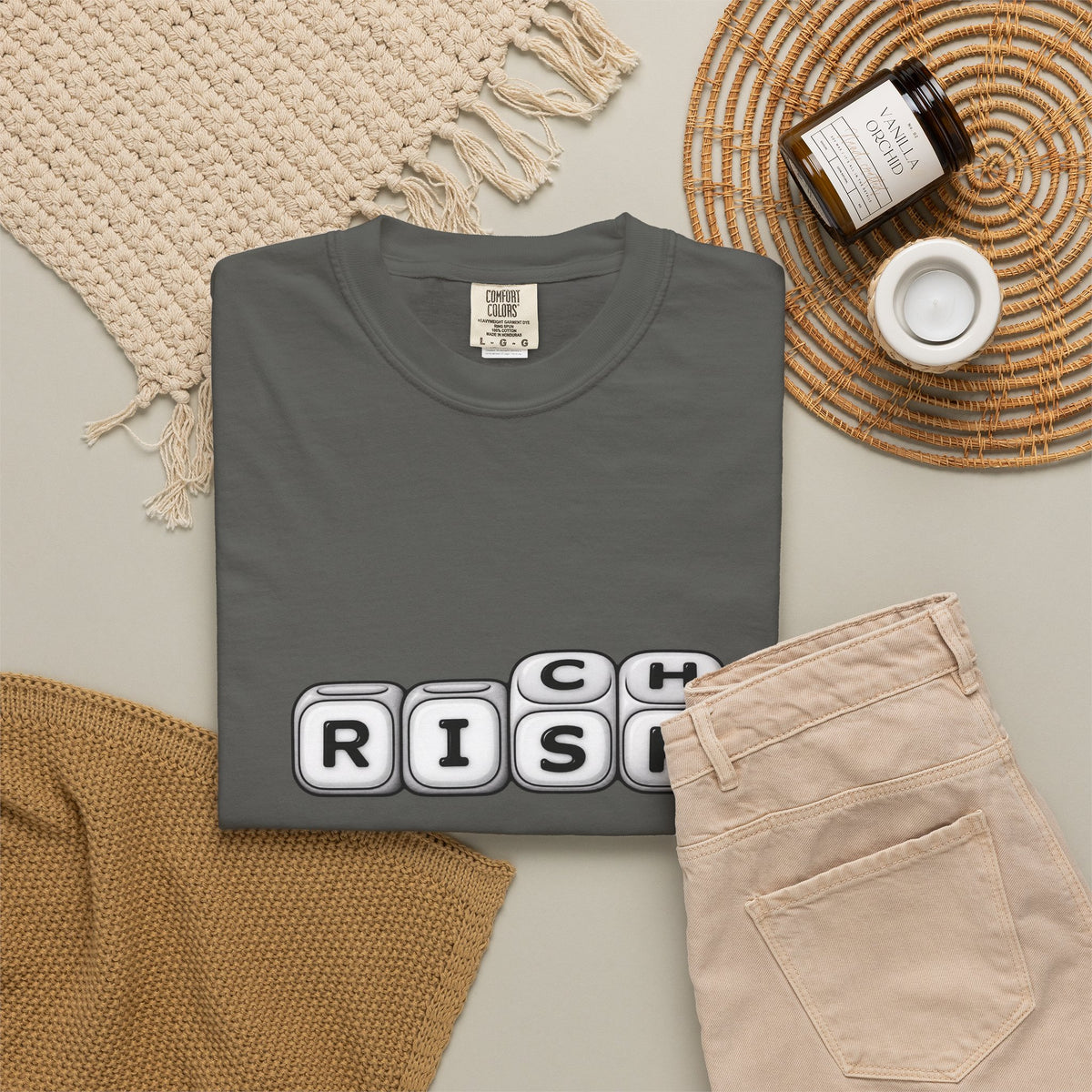 T-Shirt — 'RISK' Dice Block Graphic Tee