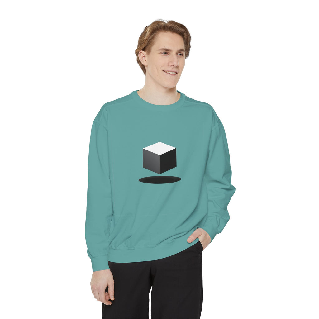 Minimalist Book Logo Sweatshirt — Reading Club Graphic Crewneck