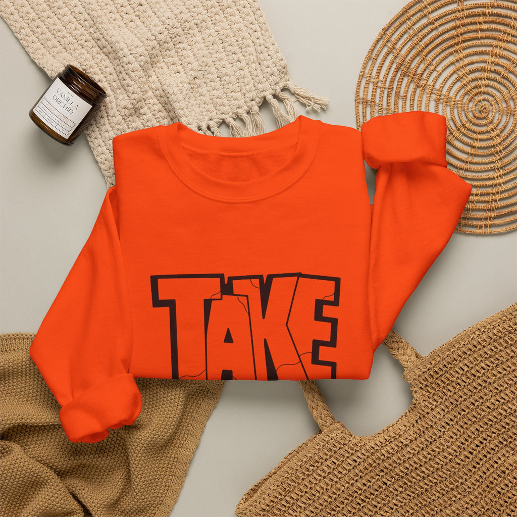 Take Over Crewneck Sweatshirt — Bold Streetwear Graphic Pullover