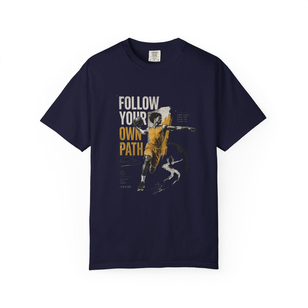 Follow Your Own Path T-Shirt — Inspirational Soccer Player Graphic Tee