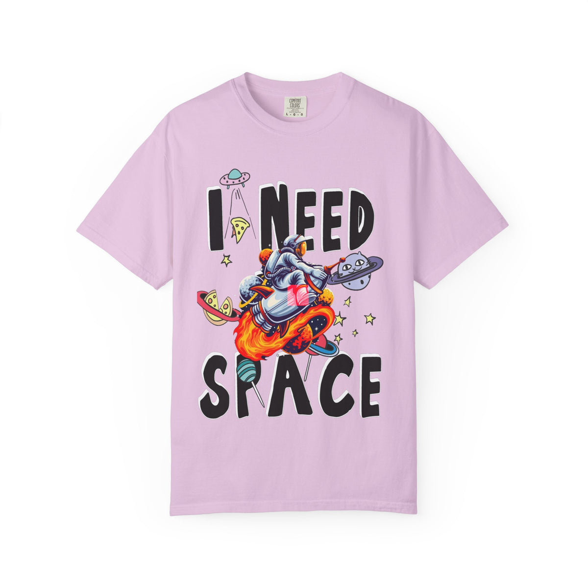 I Need Space T-Shirt — Funny Space Cartoon Astronaut Tee