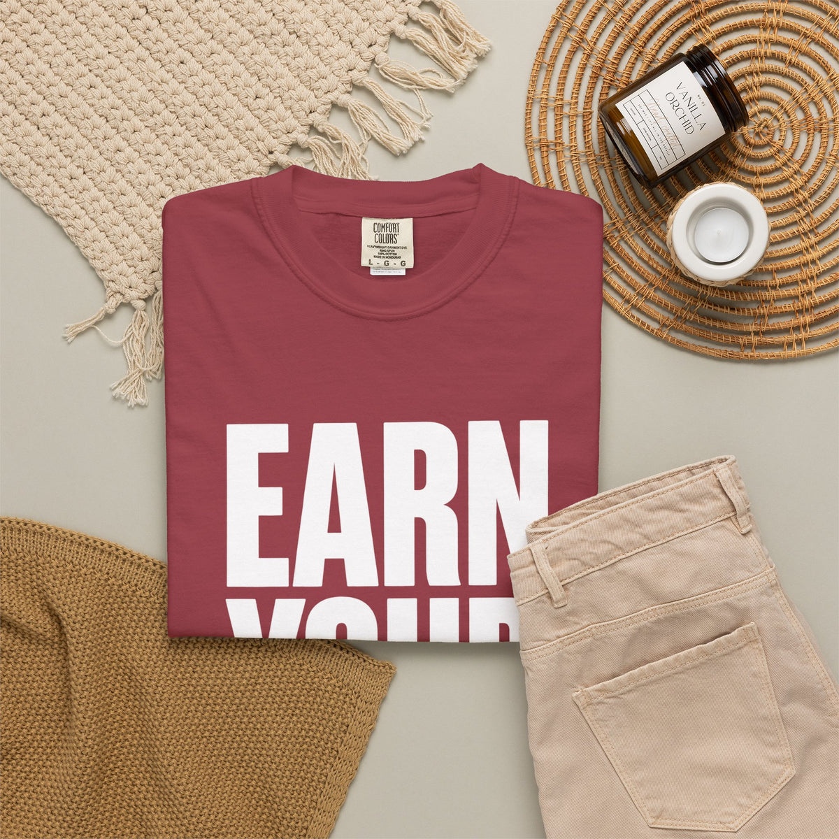 Earn Your Future T-Shirt — Motivational Graphic Tee for Goal-Getters