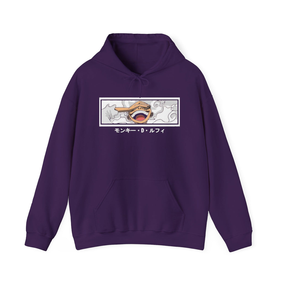 Laughing Mouth Graphic Hoodie — Anime Smile Streetwear Hoodie