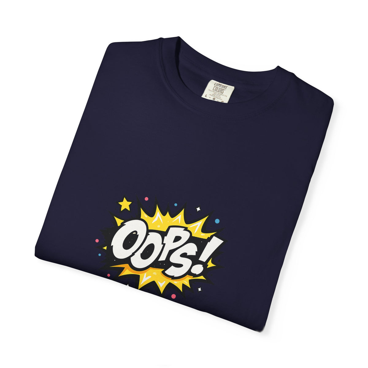Oops! Comic Graphic T-Shirt — Retro Pop Art Tee
