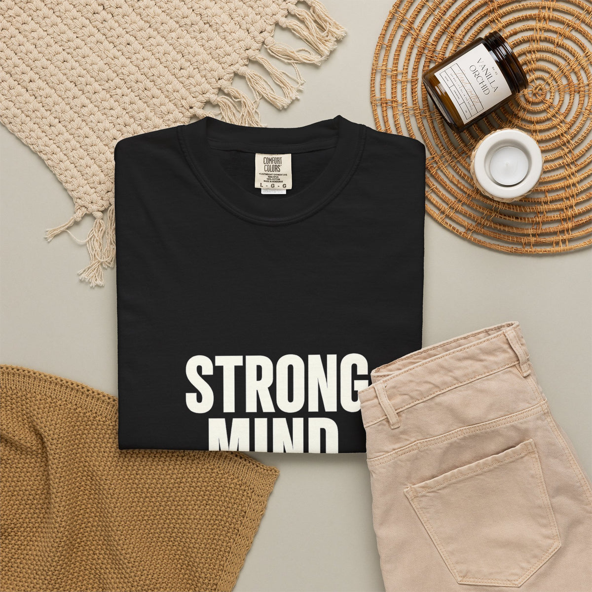 Strong Mind Strong Life Tee — Motivational Graphic T-Shirt