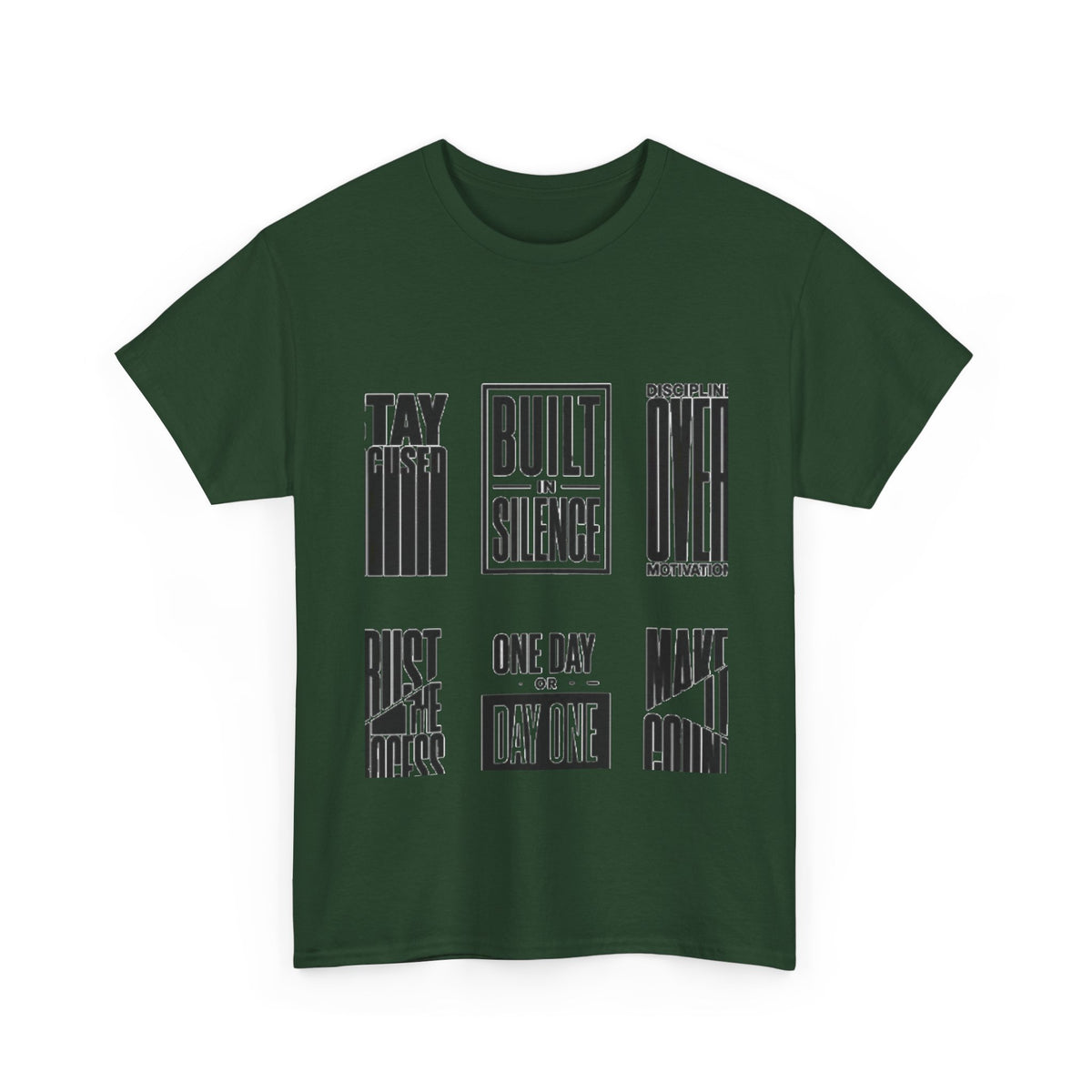 Stay Focused Tee — Motivational Graphic T‑Shirt