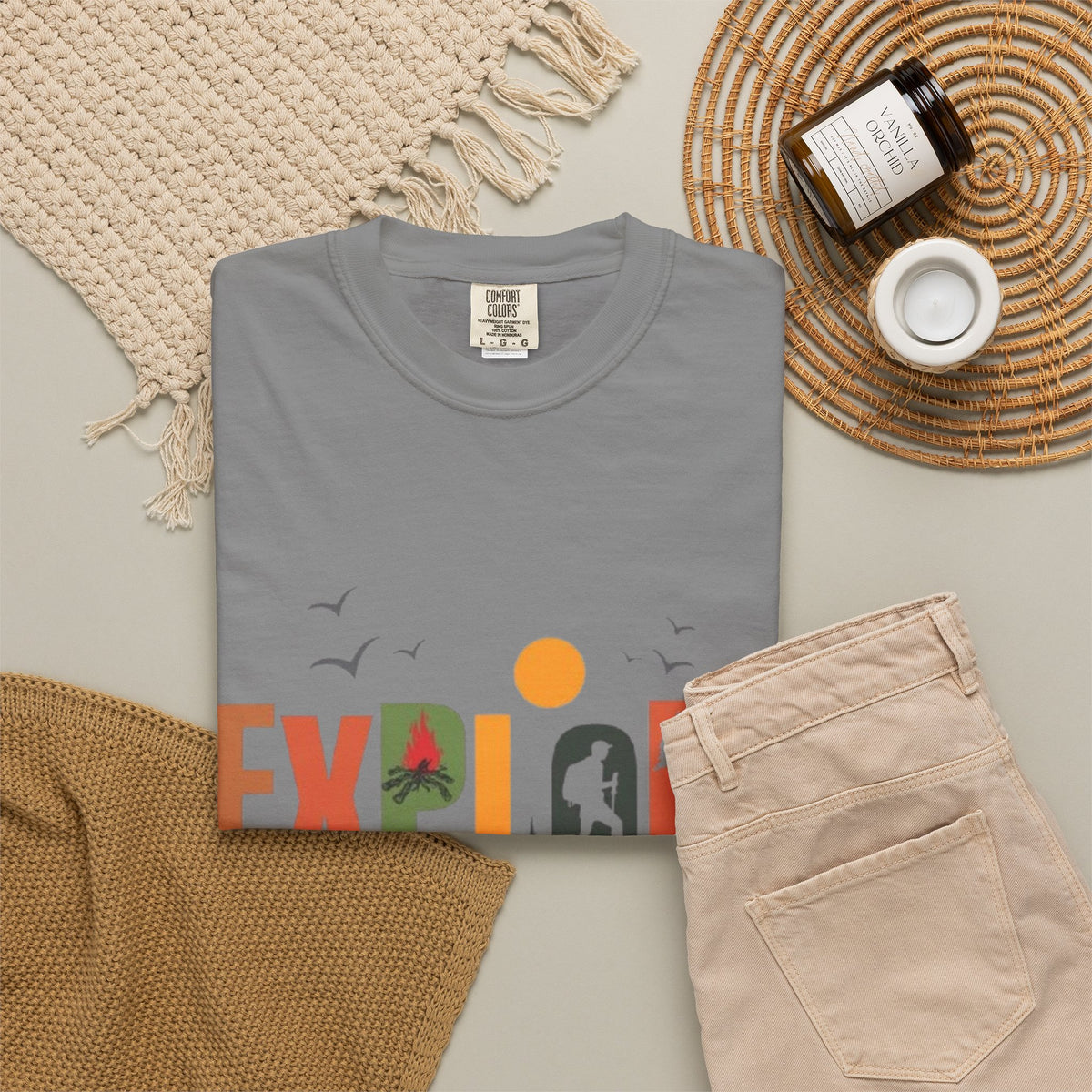 Explore Adventure T-Shirt — Outdoor Nature Graphic Tee