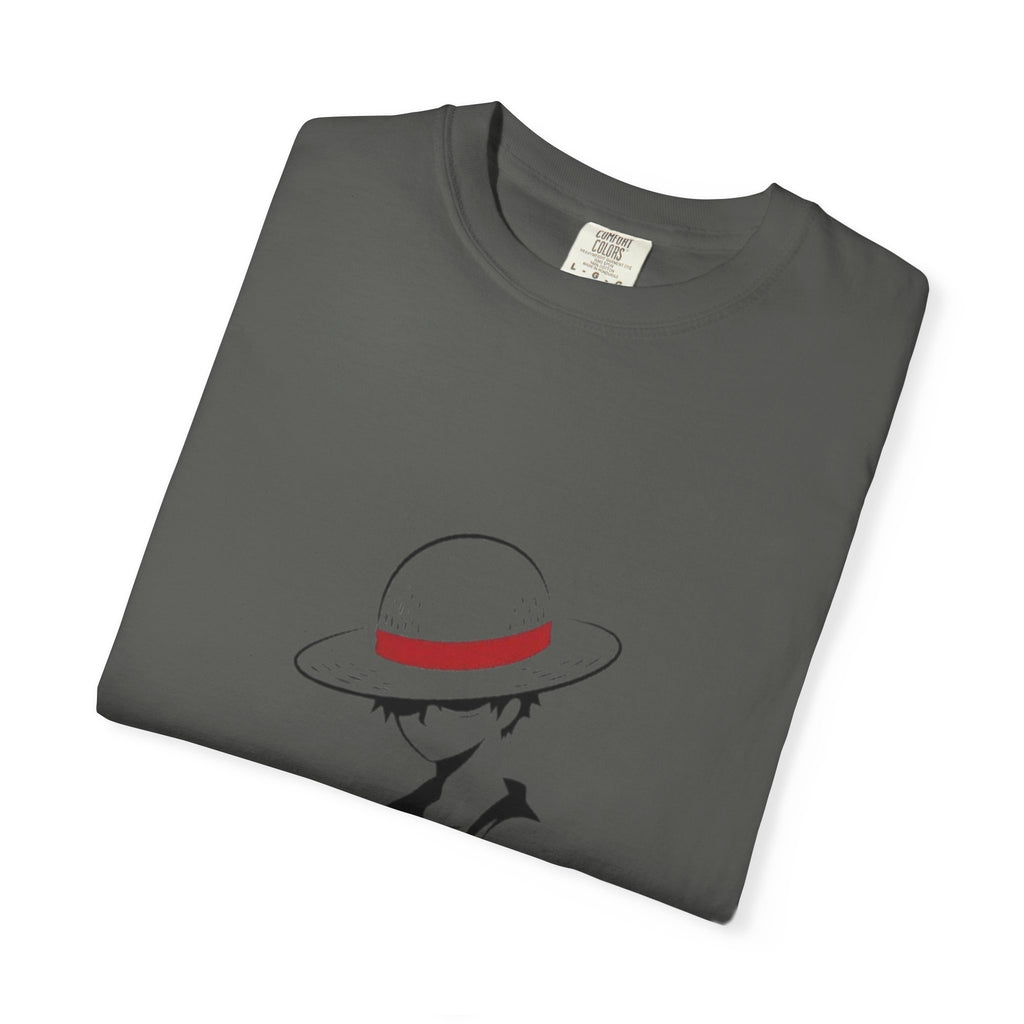 Minimal Straw Hat Silhouette T-Shirt