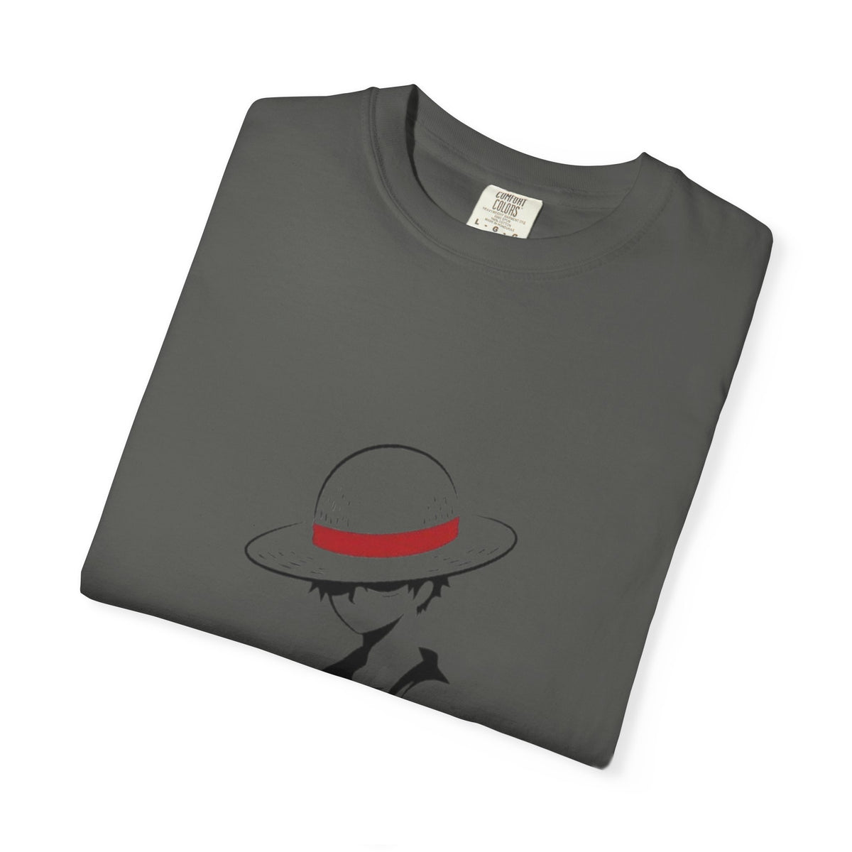 Minimal Straw Hat Silhouette T-Shirt