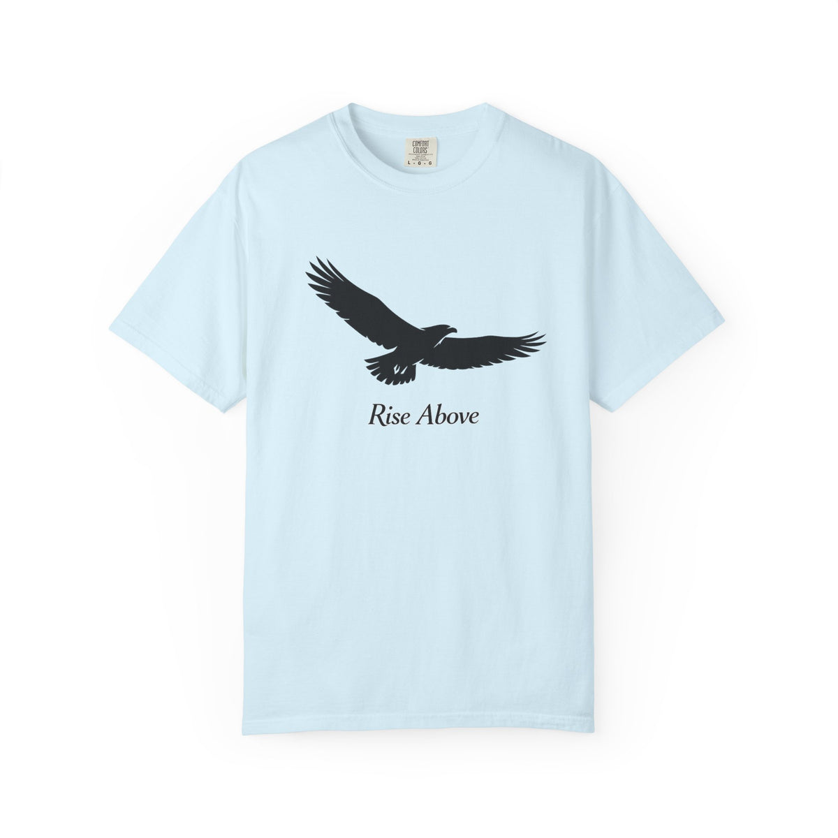Rise Above Eagle T-Shirt — Inspirational Eagle Graphic Tee