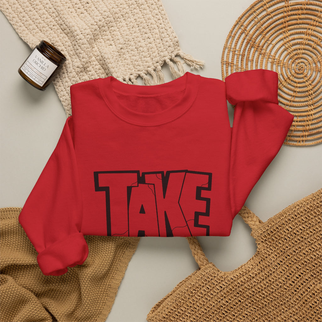 Take Over Crewneck Sweatshirt — Bold Streetwear Graphic Pullover