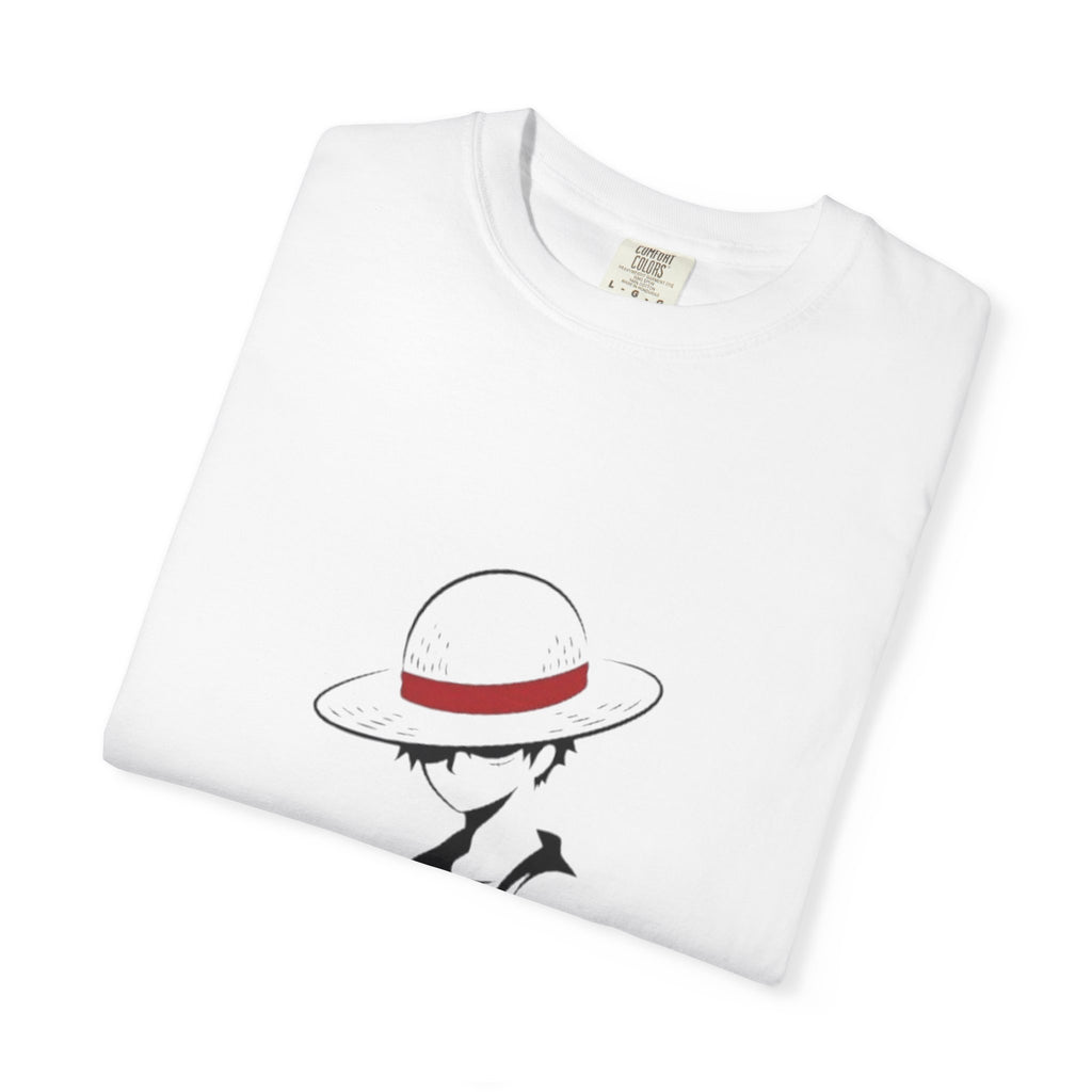 Minimal Straw Hat Silhouette T-Shirt