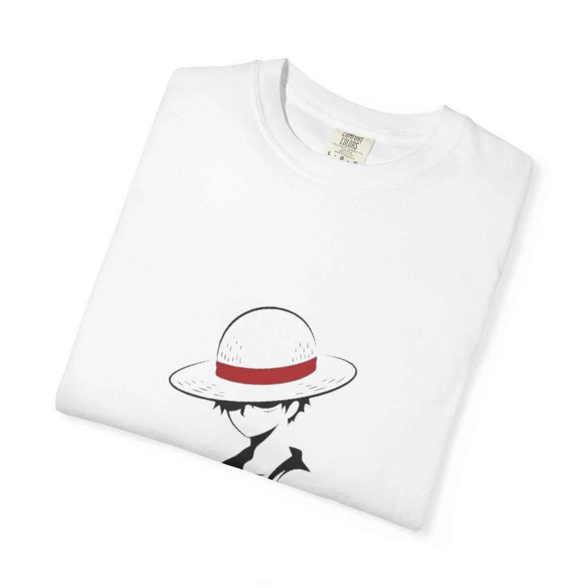 Minimal Straw Hat Silhouette T-Shirt