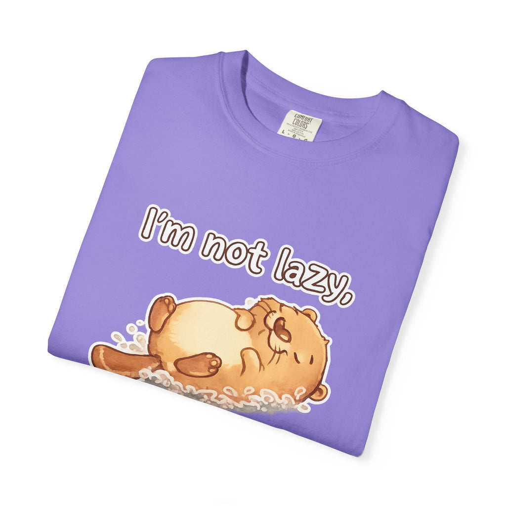 Funny 'I'm Not Lazy, I'm in Energy Saving Mode' T-Shirt