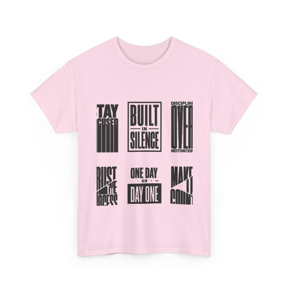 Stay Focused Tee — Motivational Graphic T‑Shirt