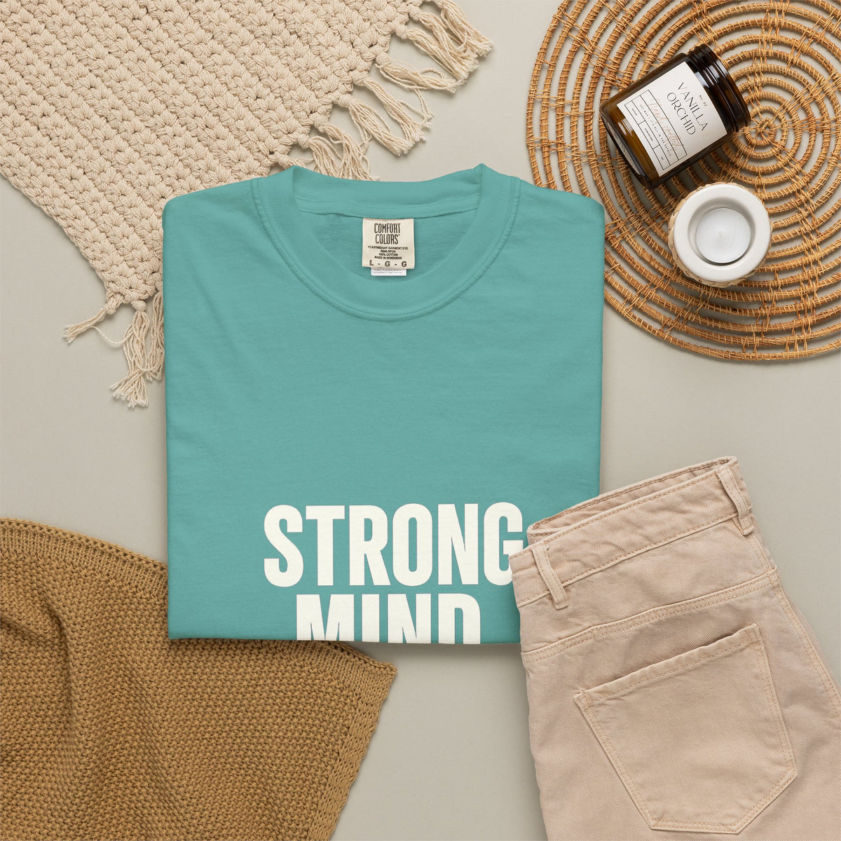 Strong Mind Strong Life Tee — Motivational Graphic T-Shirt