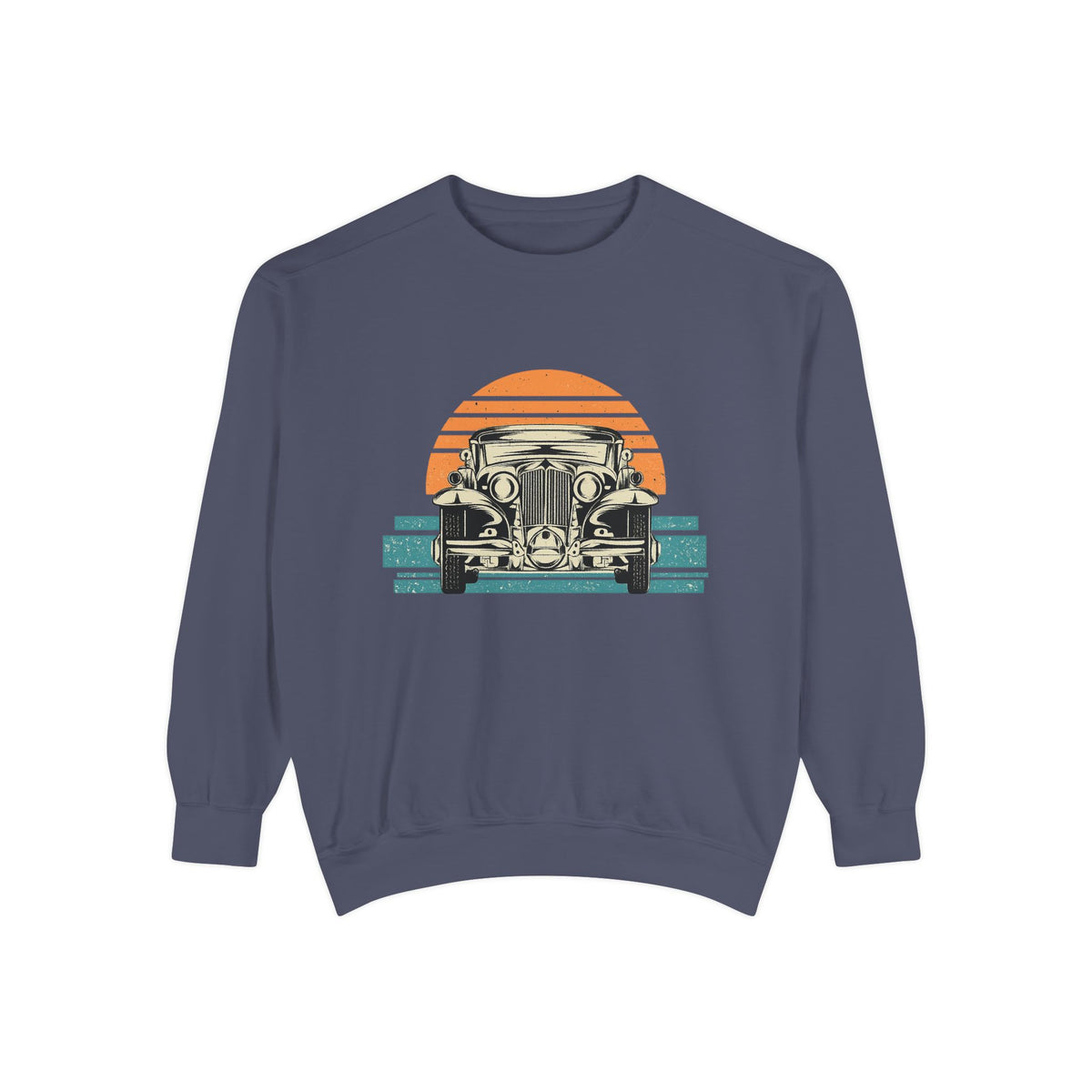 Vintage Car Sunset Sweatshirt